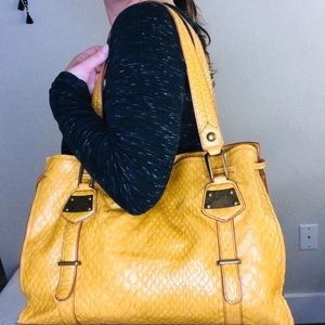 Jessica Simpson Mustard Yellow Tote Shoulderbag